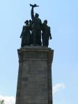 The main pedestal of the Monument to the Soviet Army in Sofia