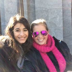 Alice (Italian) and I before the Capitol Tour